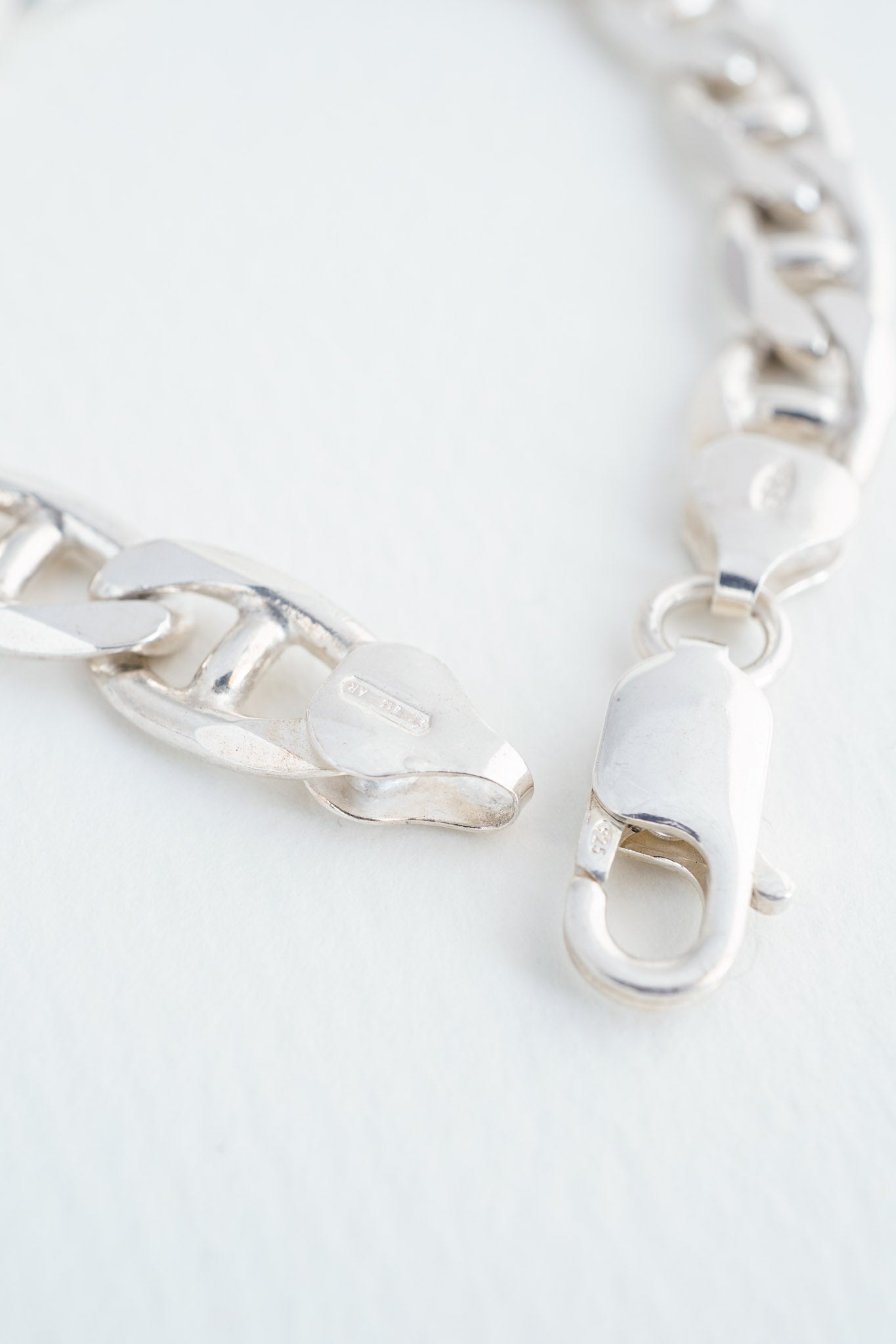 EURO VINTAGE アンカーチェーンブレスレット SPAIN刻印 Maison