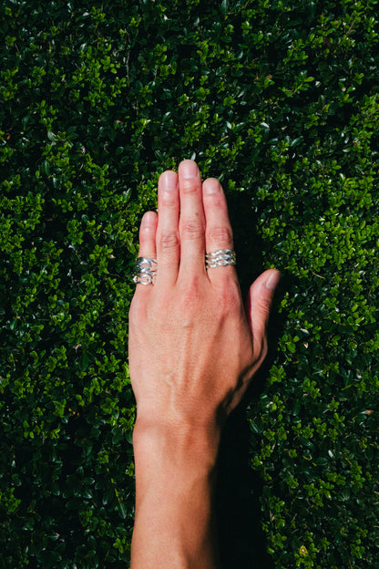 Wave Pattern Ring