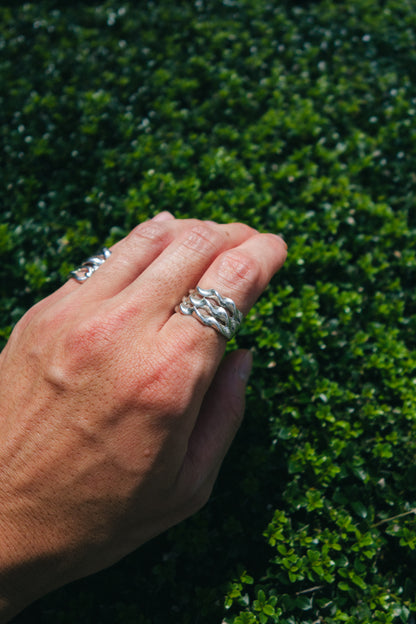 Wave Pattern Ring