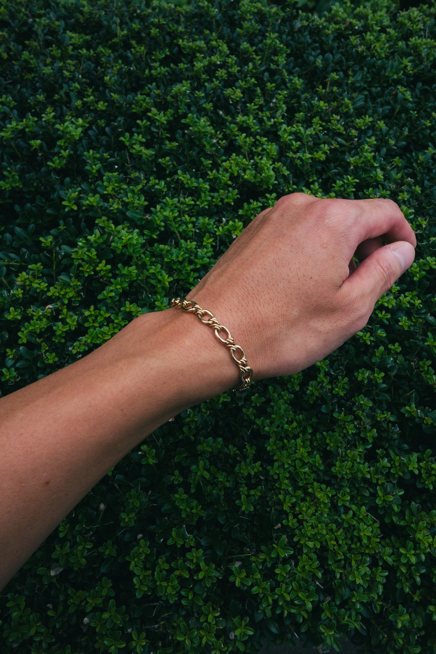 UNOAERRE｜Oval & Twist Link Bracelet (Italy)