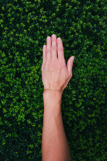 UNOAERRE｜Faceted Link Bracelet (Italy)