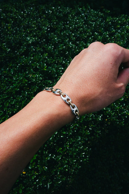 Two Tone Link Bracelet (Mexico)