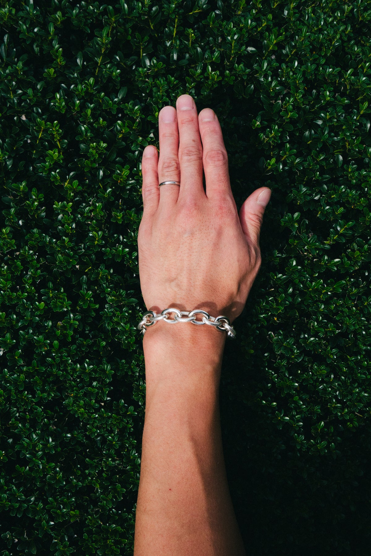 ARMBRUST｜Textured Oval Link Bracelet (USA)