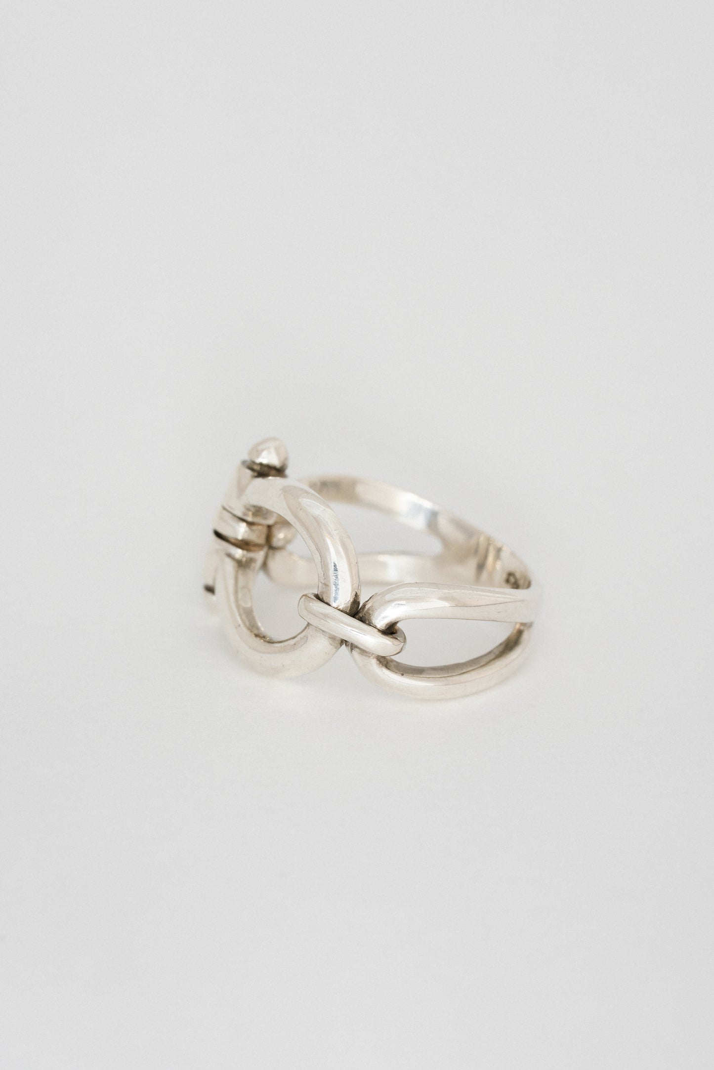 Horsebit Motif Ring
