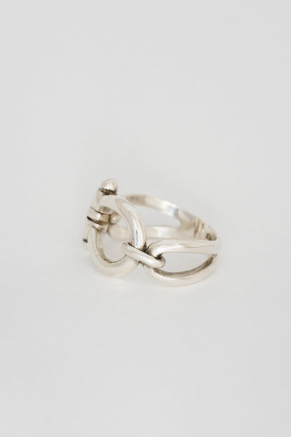 Horsebit Motif Ring