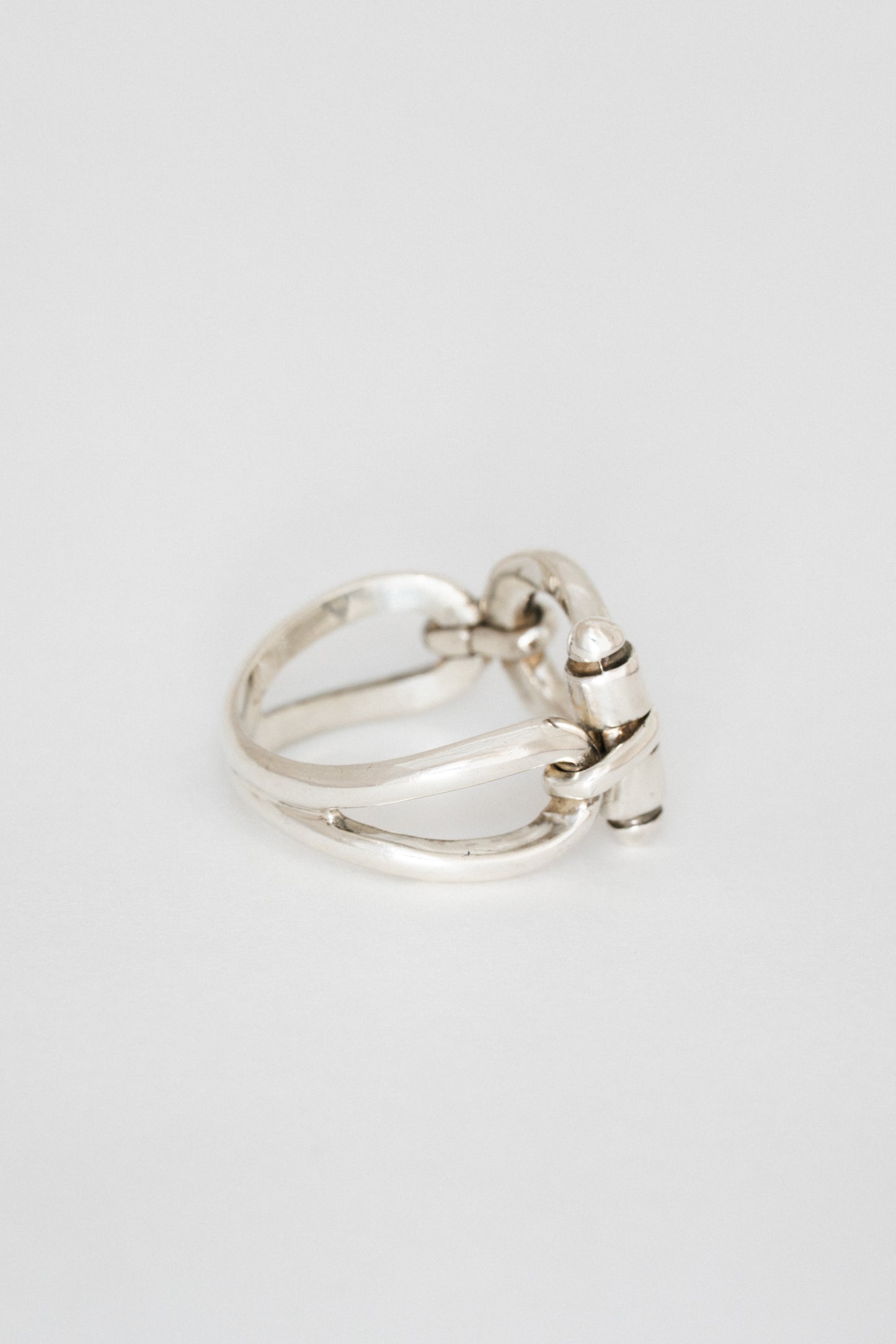 Horsebit Motif Ring