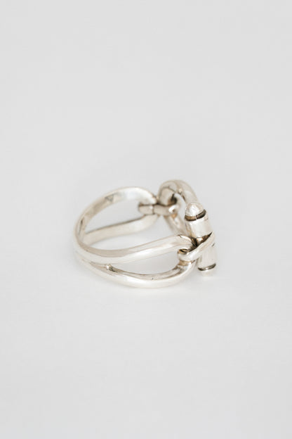 Horsebit Motif Ring