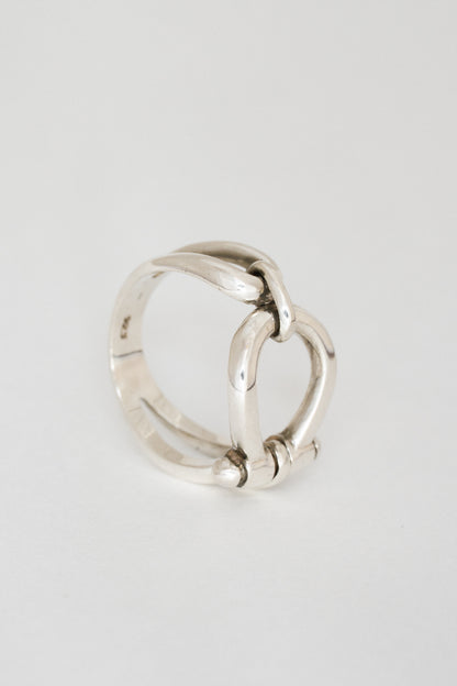 Horsebit Motif Ring