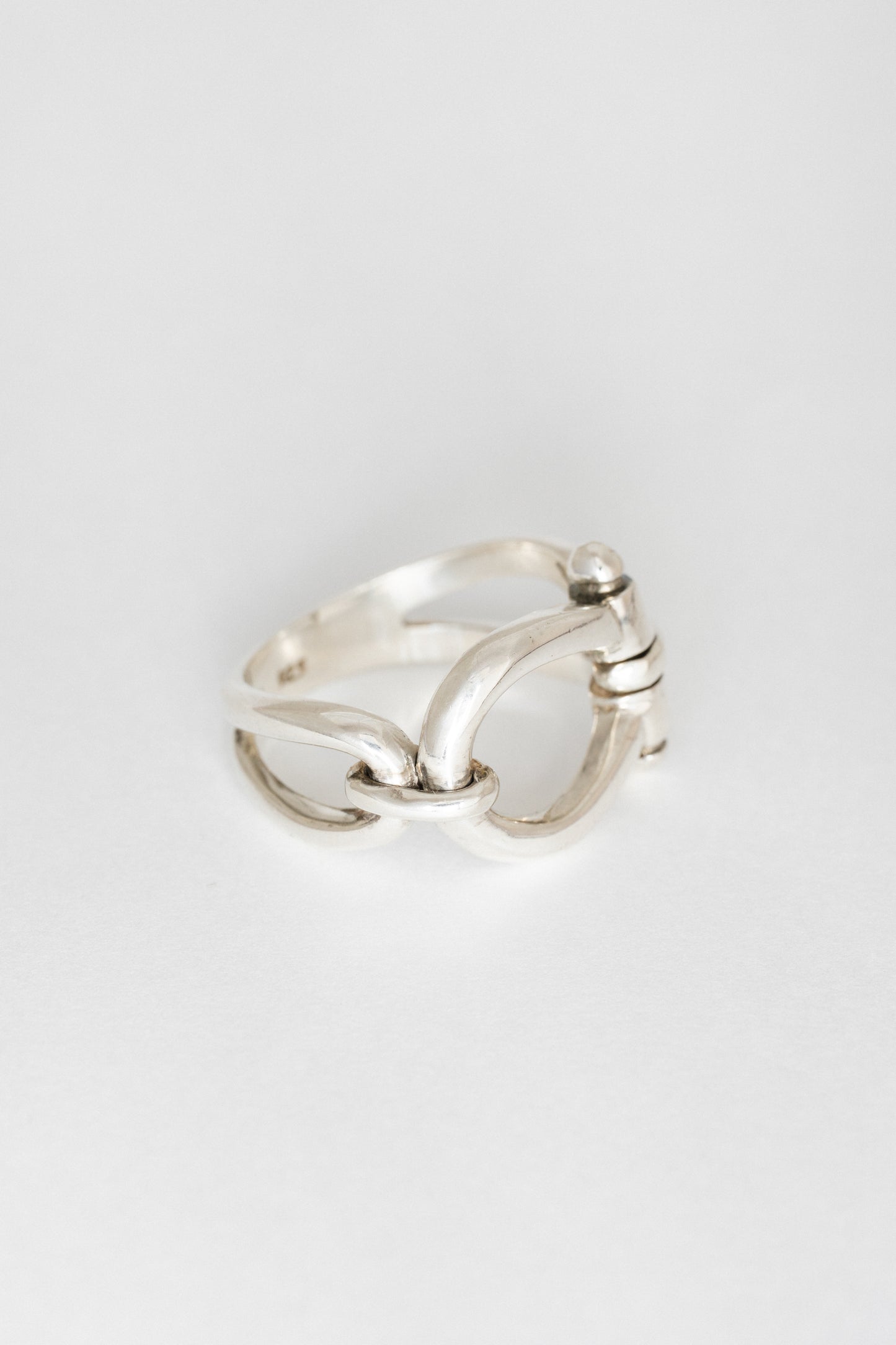 Horsebit Motif Ring
