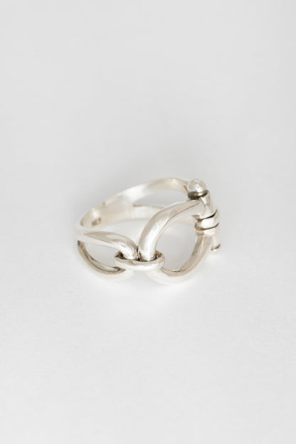 Horsebit Motif Ring