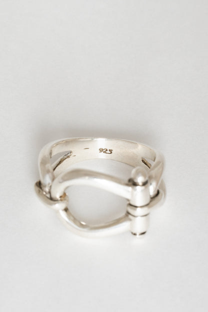 Horsebit Motif Ring