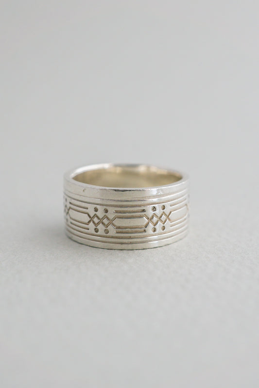 Geometric Pattern Ring