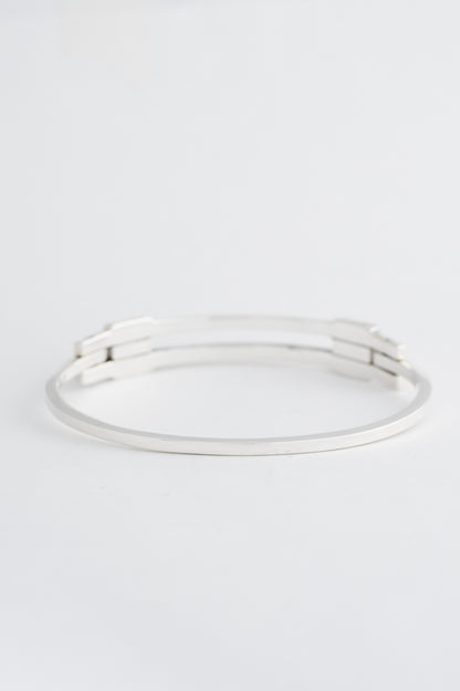 Modern Frame Bangle (Taxco, Mexico)