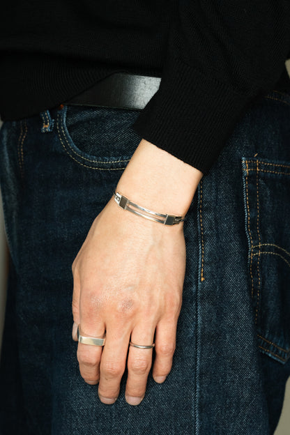 Modern Frame Bangle (Taxco, Mexico)