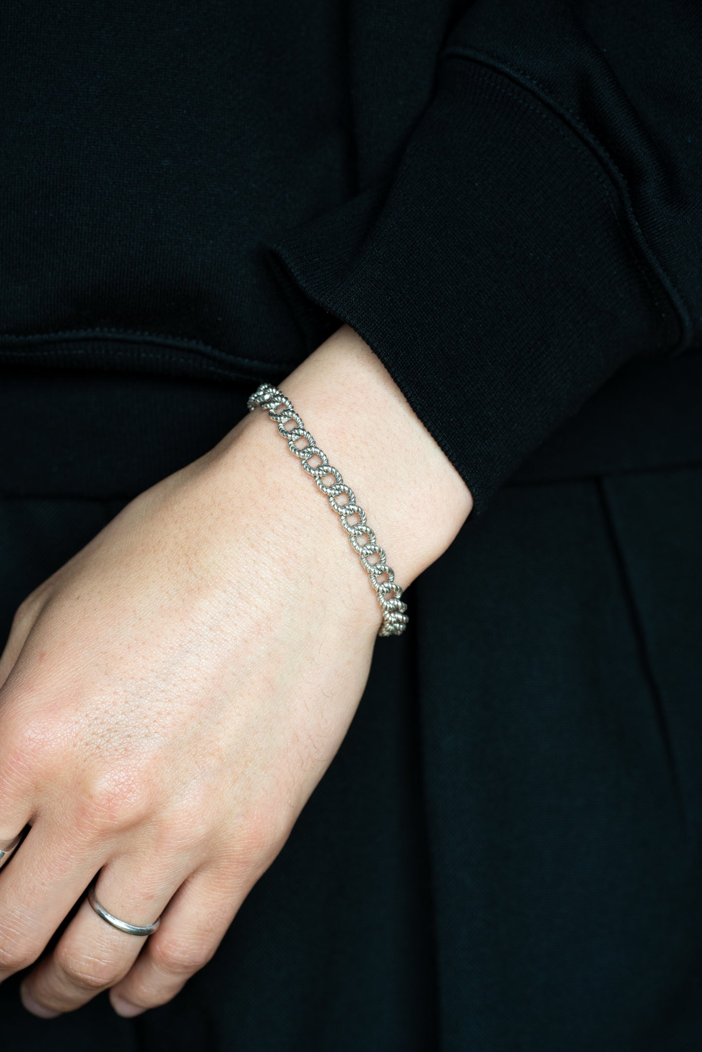 Rope Textured Chain Bracelet