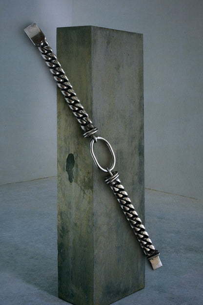 Mexican Oval Link Chain Bracelet (Mexico)