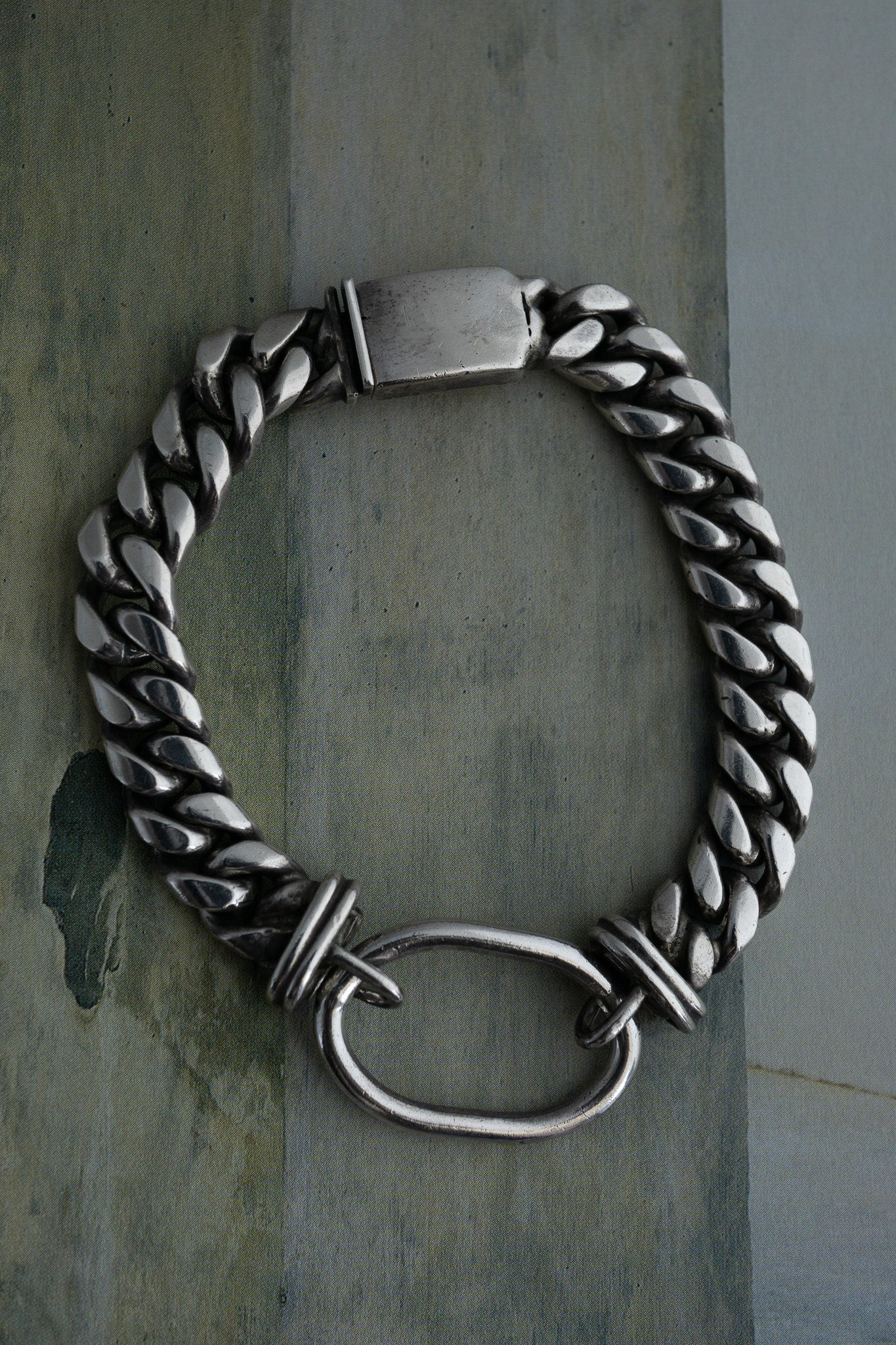 Mexican Oval Link Chain Bracelet (Mexico)