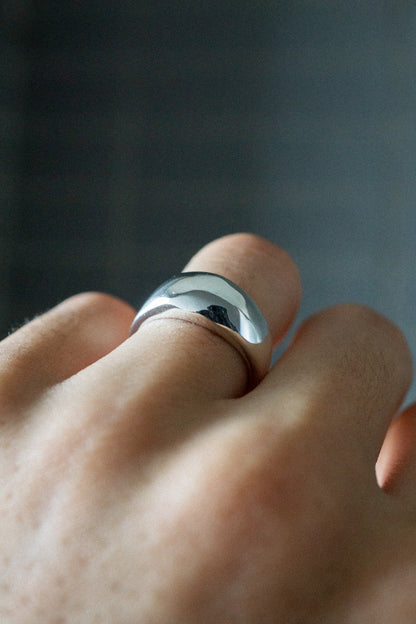 Domed Band Ring (Mexico, Taxco)