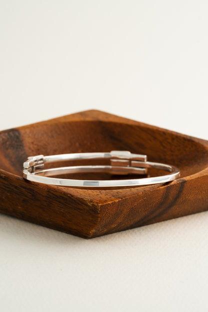 Modern Frame Bangle (Taxco, Mexico)