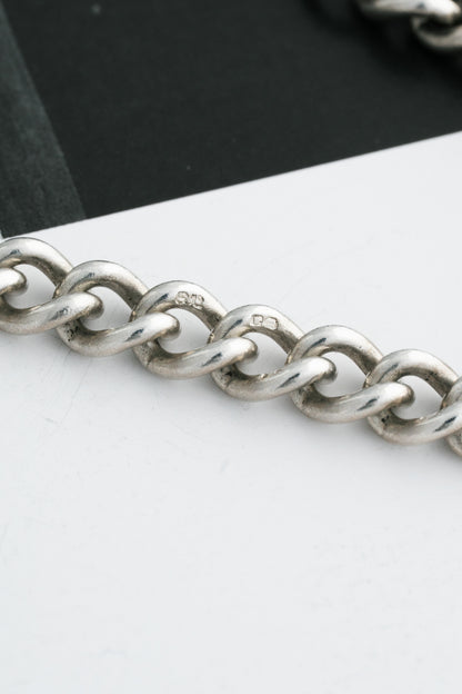 Georg Jensen｜Heart Padlock Chain Bracelet (UK Import)