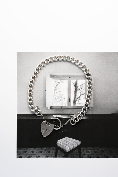 Georg Jensen｜Heart Padlock Chain Bracelet (UK Import)