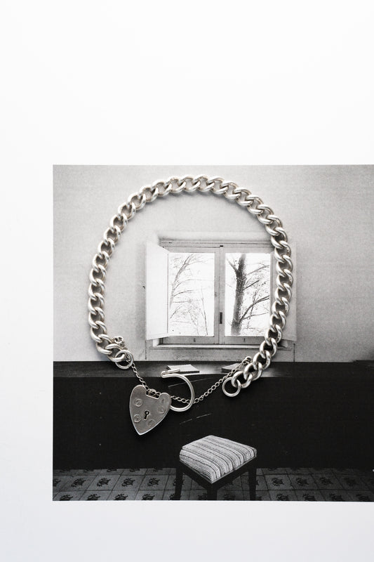 Georg Jensen｜Heart Padlock Chain Bracelet (UK Import)
