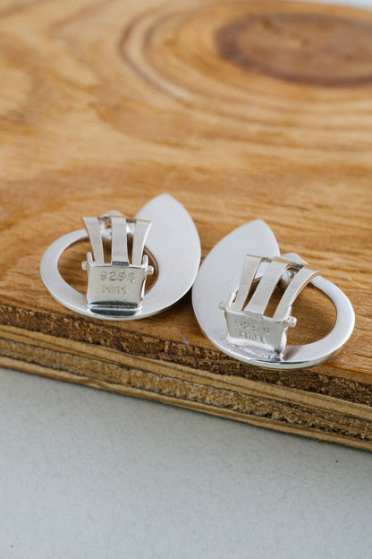 Hans Hansen | Silver Clip Earrings (Denmark)