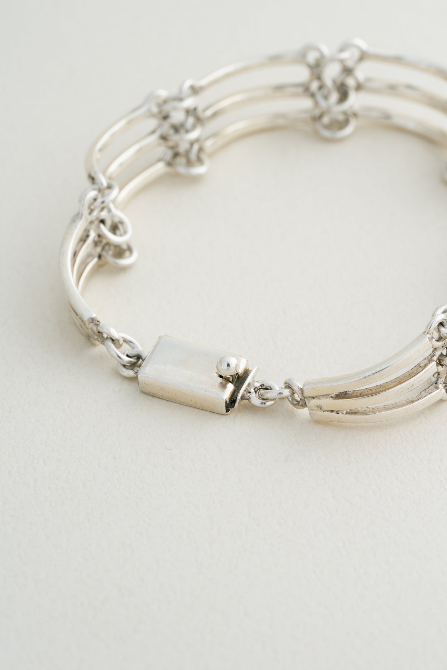 Triple Bar Link Bracelet (Taxco, Mexico)