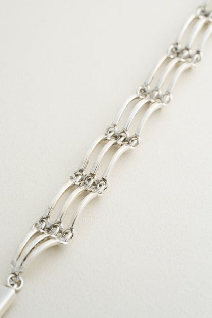 Triple Bar Link Bracelet (Taxco, Mexico)