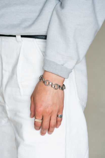 AGC｜Coiled Wire Link Bracelet (UK, 1974)