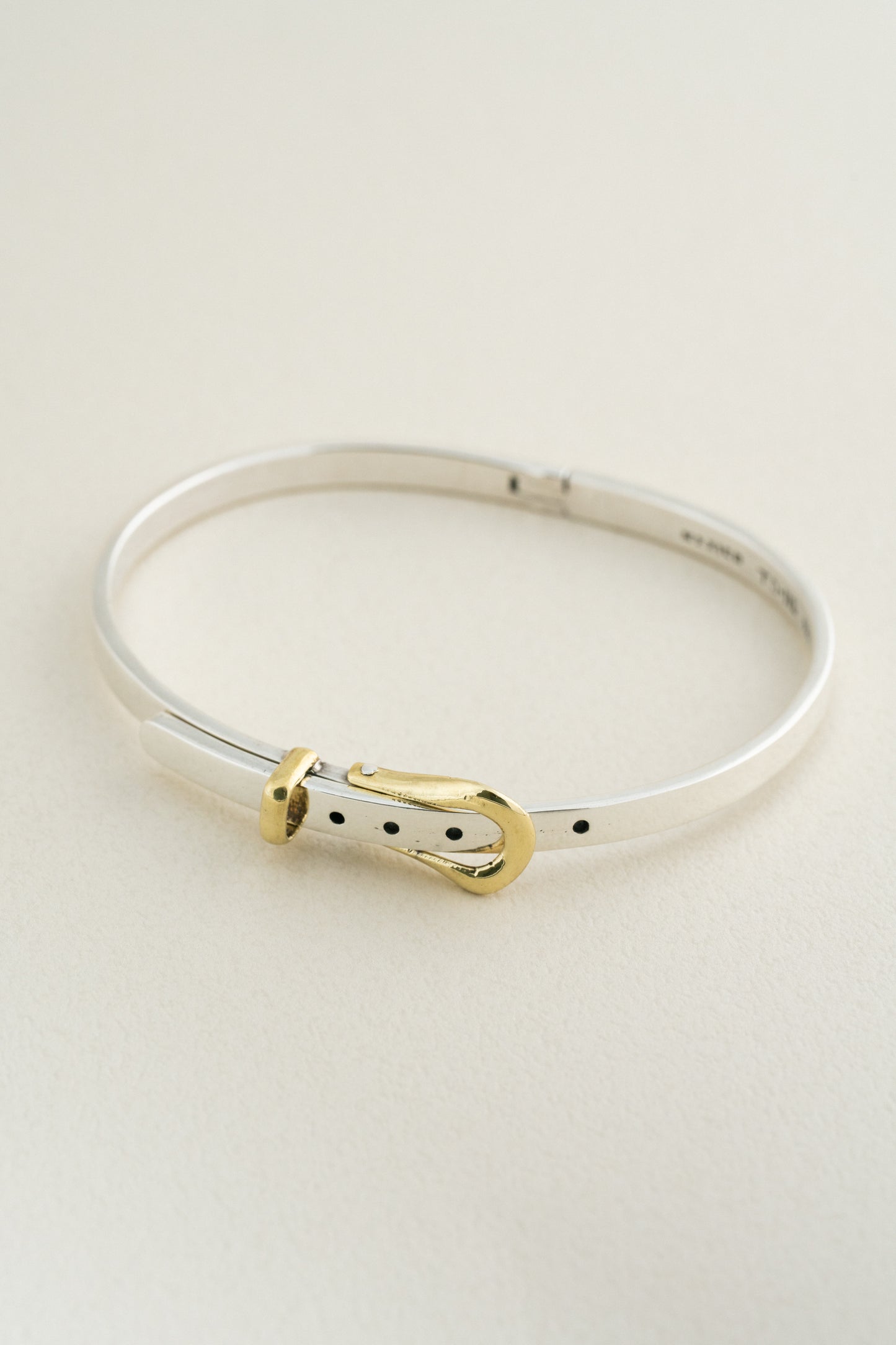 Two-Tone Buckle Bangle (Mexico)