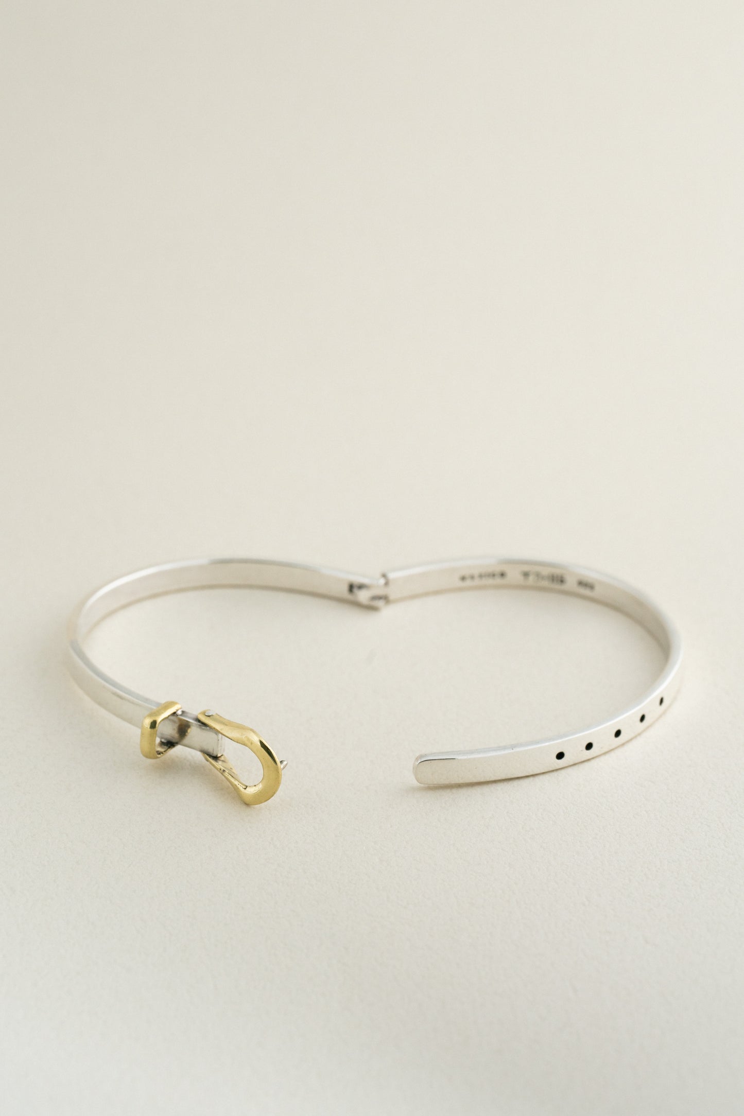 Two-Tone Buckle Bangle (Mexico)