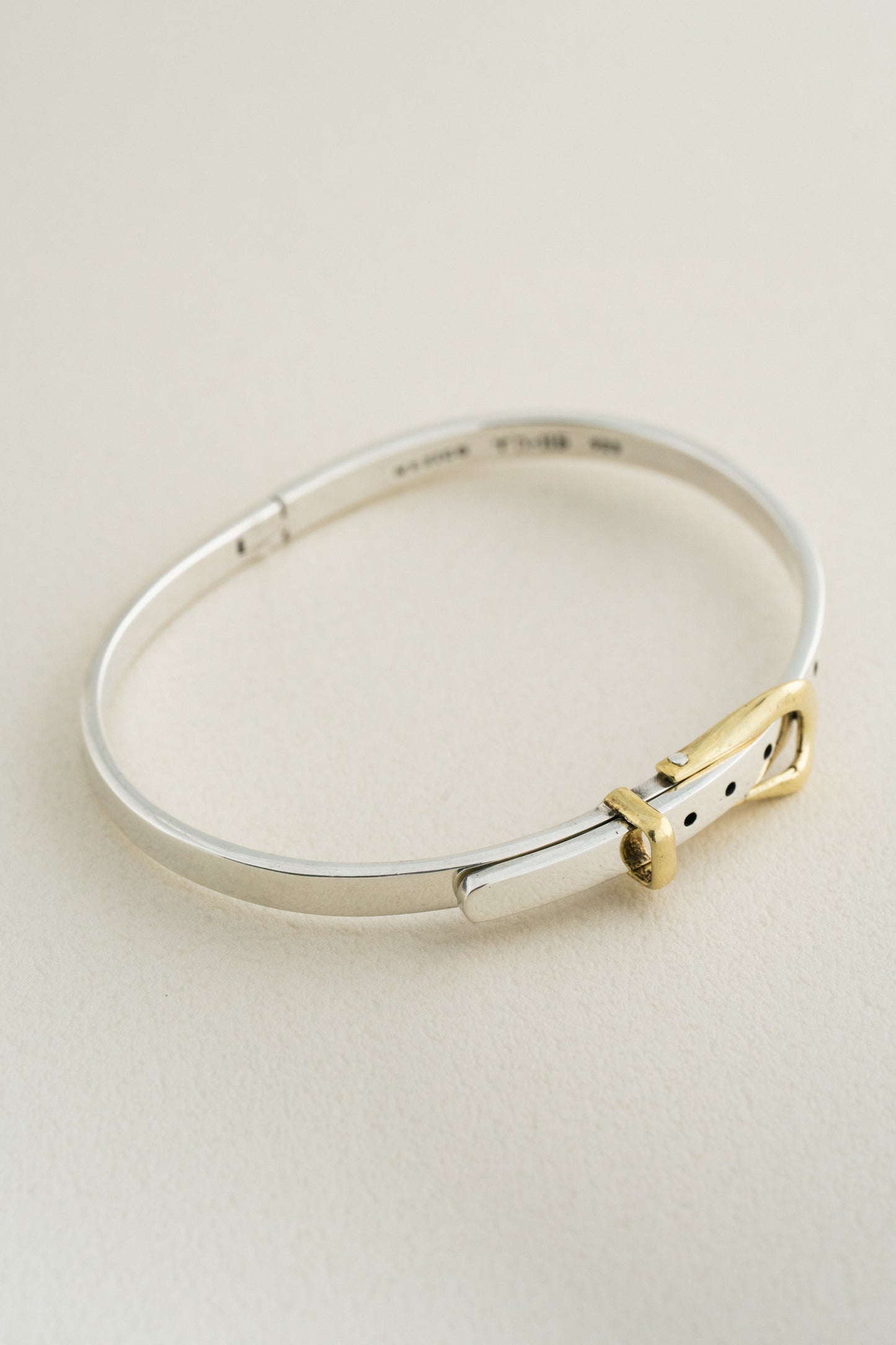 Two-Tone Buckle Bangle (Mexico)