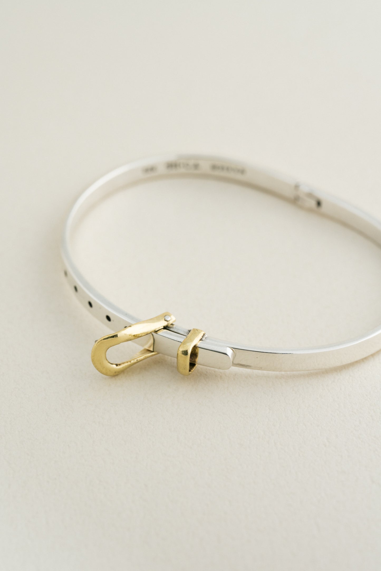 Two-Tone Buckle Bangle (Mexico)