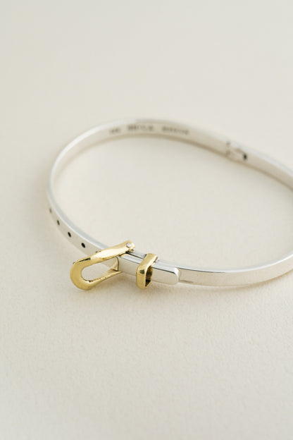 Two-Tone Buckle Bangle (Mexico)