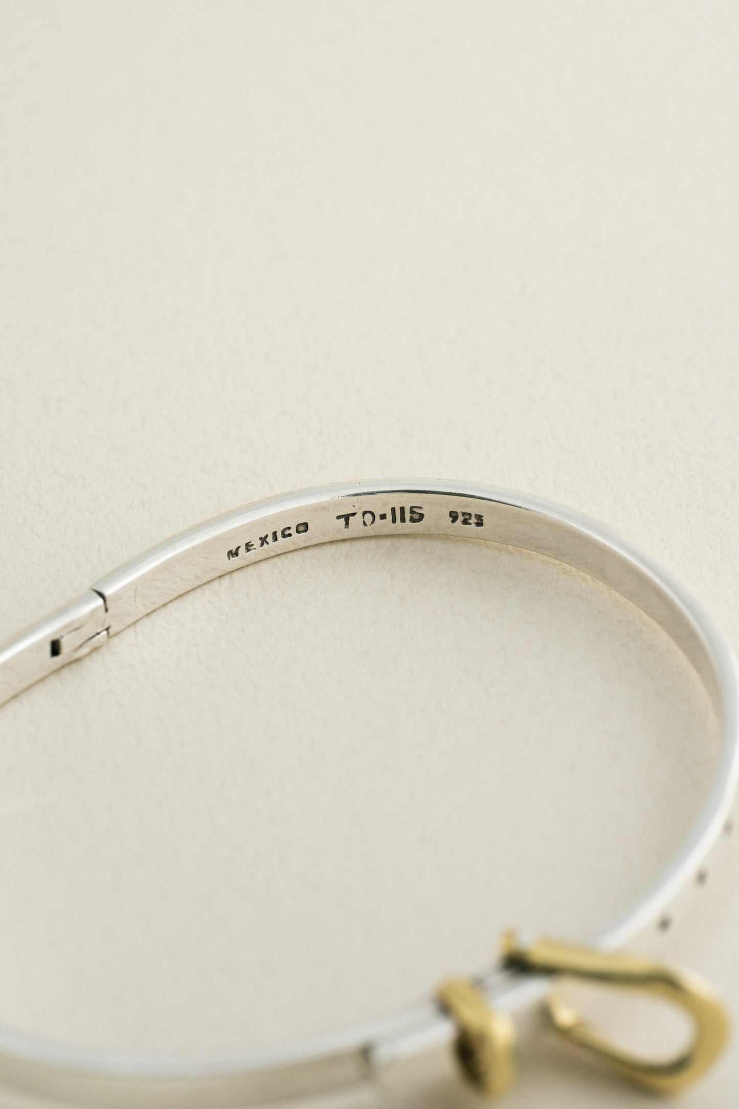 Two-Tone Buckle Bangle (Mexico)