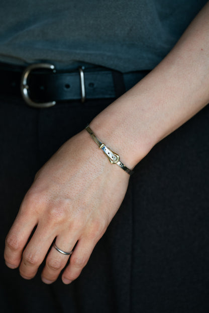 Two-Tone Buckle Bangle (Mexico)