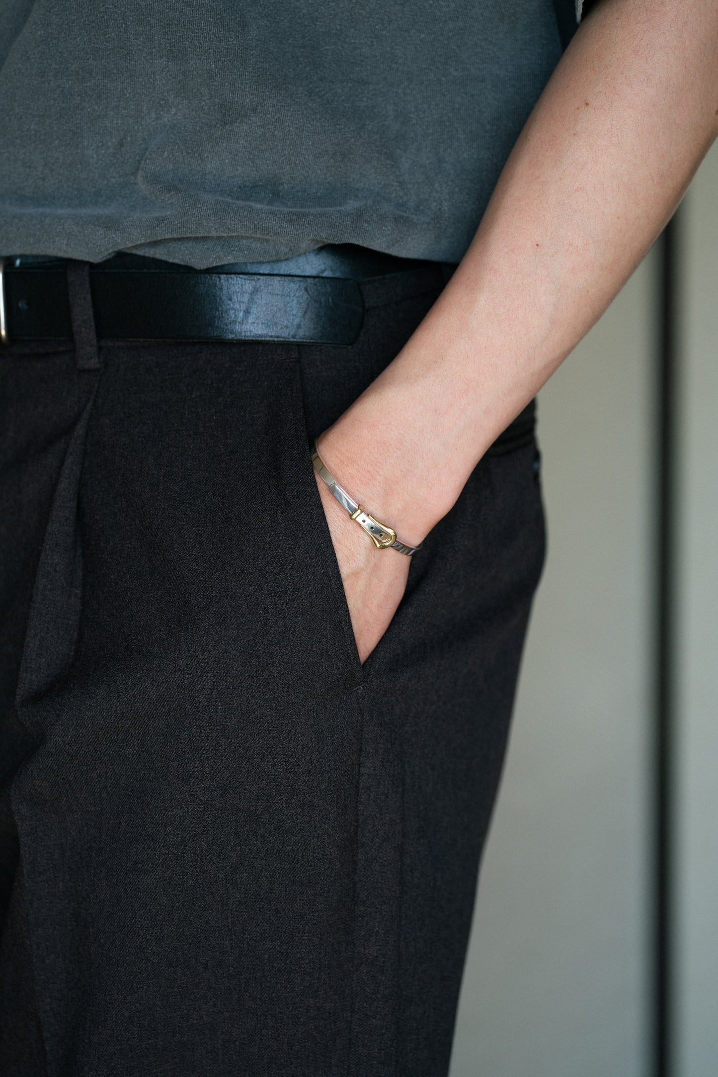 Two-Tone Buckle Bangle (Mexico)