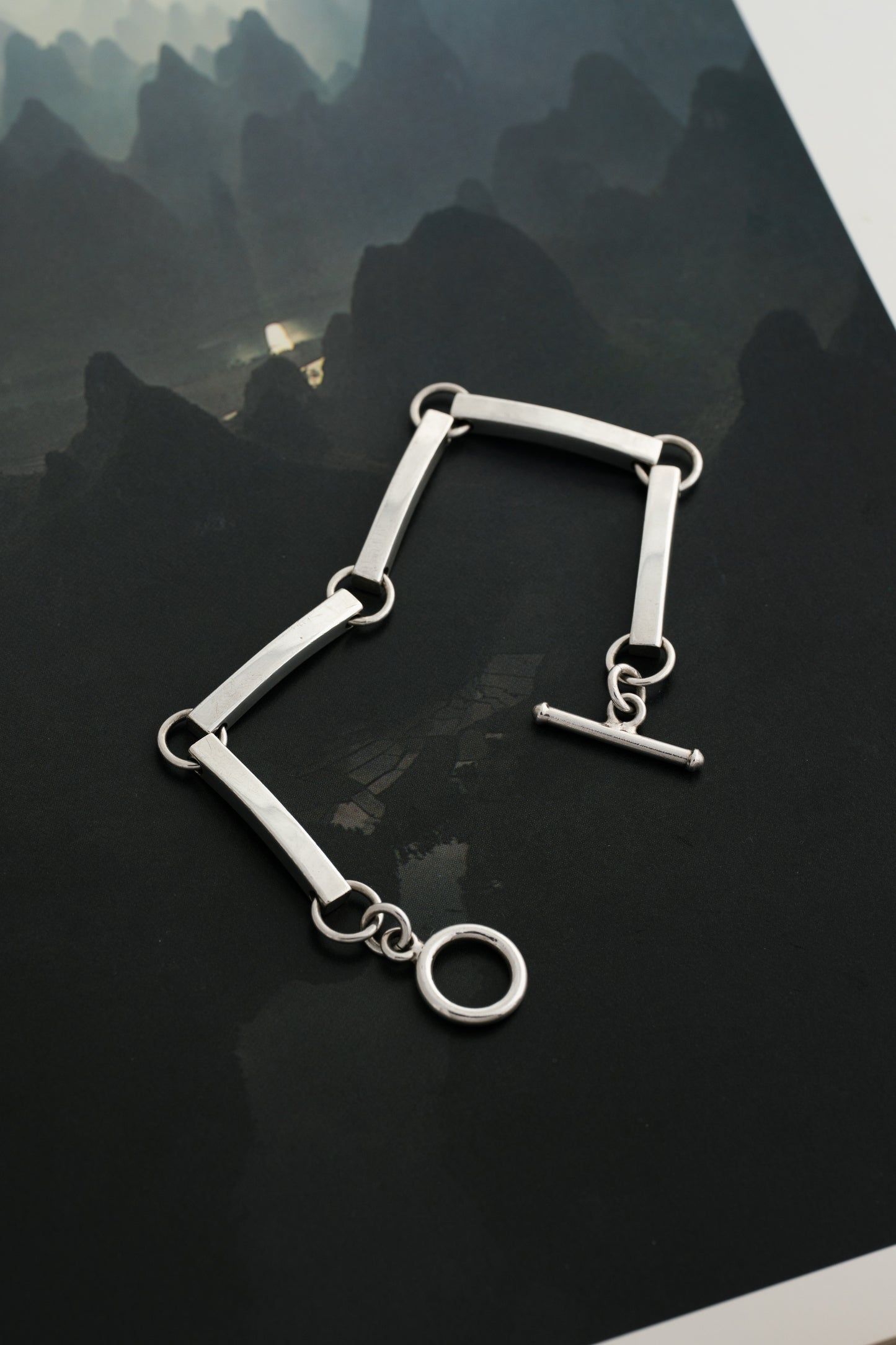 Arched Bar Link Bracelet (Mexico)