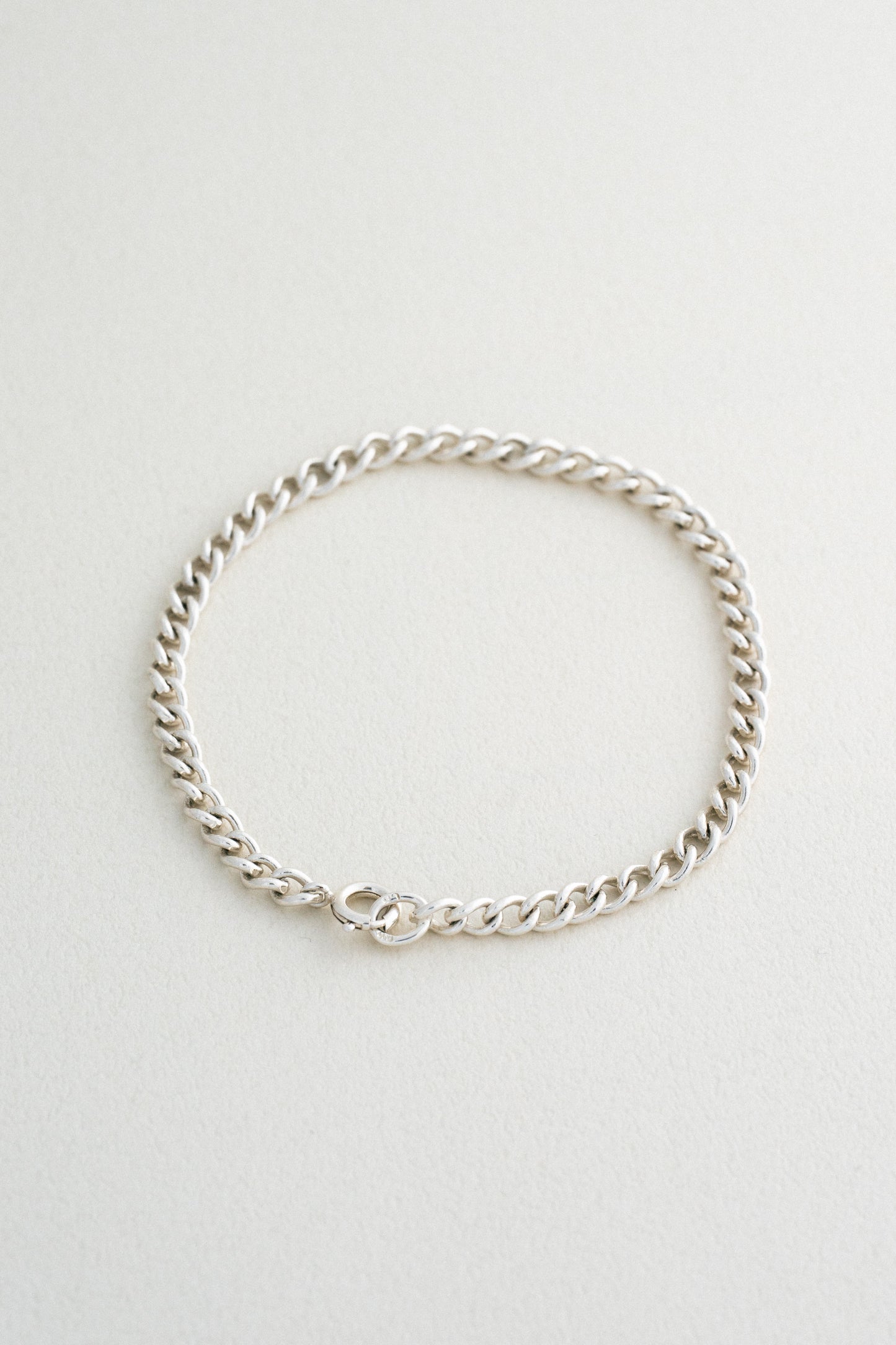 Round Curb Chain Bracelet