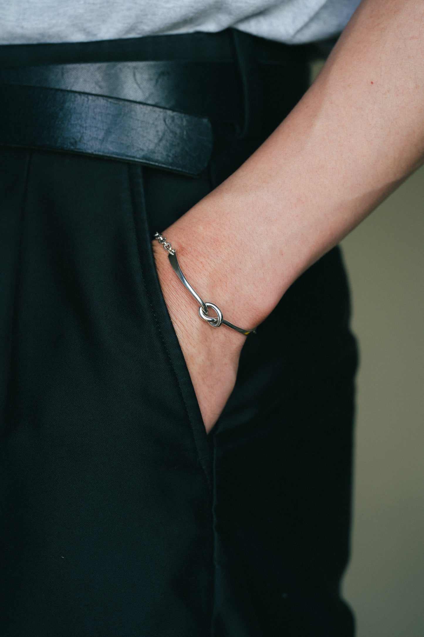 Georg Jensen｜Knot Bangle Bracelet "A51B" (Denmark)