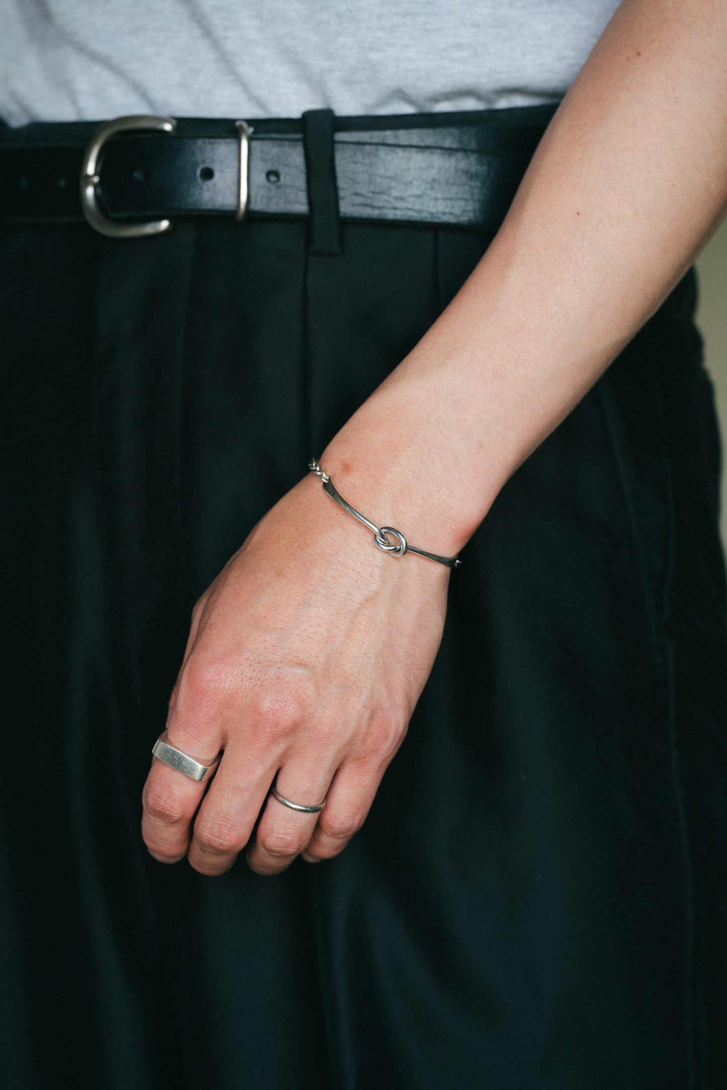 Georg Jensen｜Knot Bangle Bracelet "A51B" (Denmark)