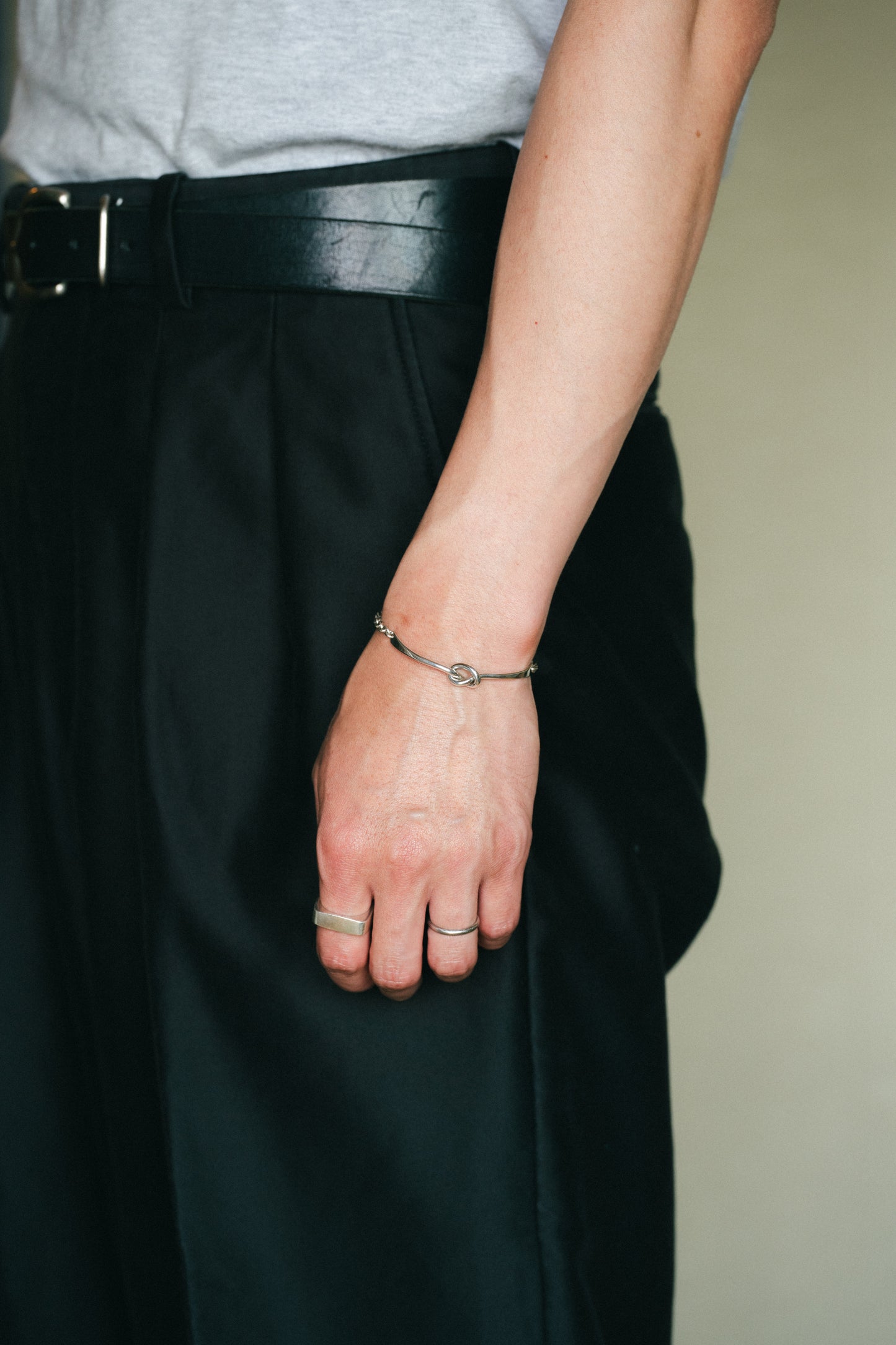 Georg Jensen｜Knot Bangle Bracelet "A51B" (Denmark)