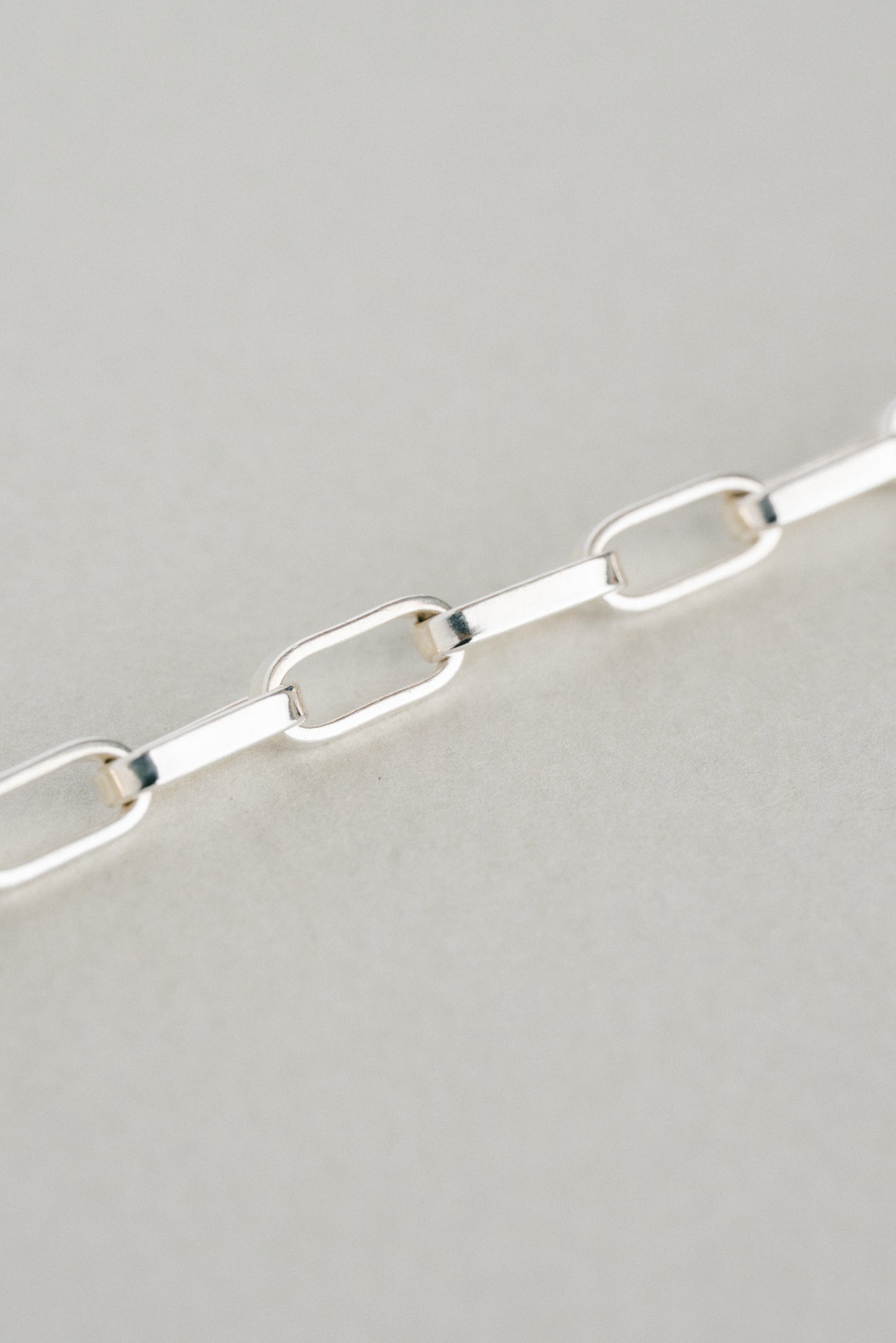 Paperclip Link Toggle Bracelet