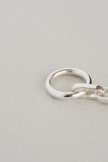 Paperclip Link Toggle Bracelet