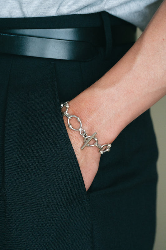 Oval Link Toggle Bracelet (Mexico)