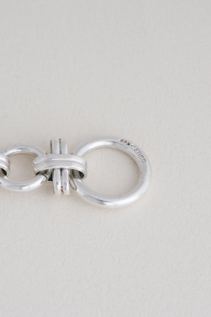 Sculptural Ring Link Bracelet (Mexico)