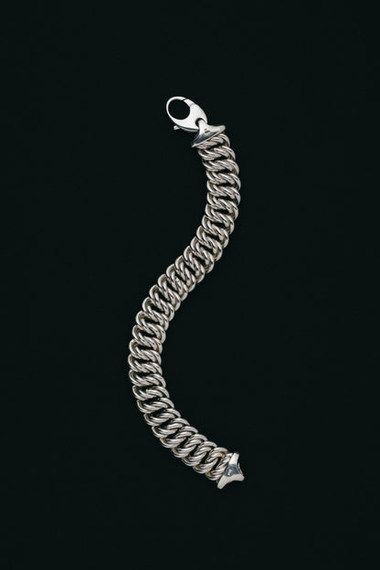 Double Curb Chain Bracelet (Italy)