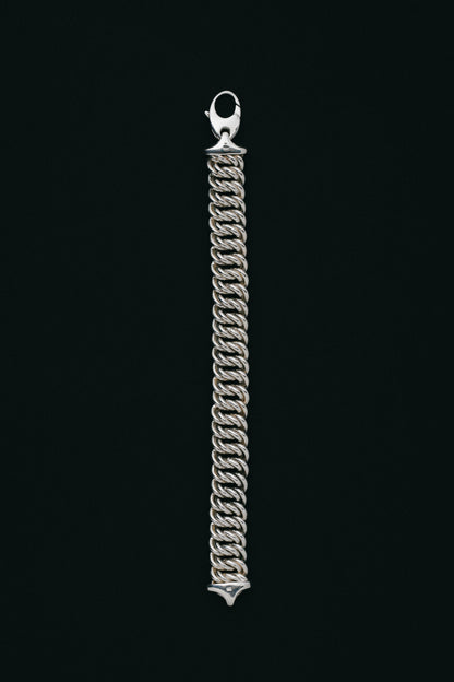 Double Curb Chain Bracelet (Italy)