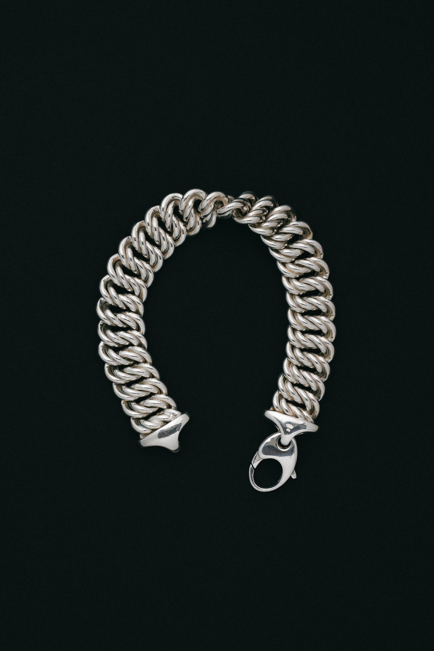 Double Curb Chain Bracelet (Italy)